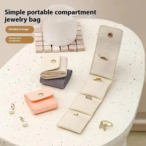 Stud Earring Ring Charm Necklace Organizer Gifts Pouches