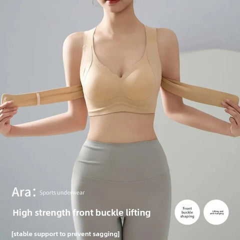 Comfortable Sports Bra Small Chest Gathered