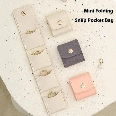 Stud Earring Ring Charm Necklace Organizer Gifts Pouches