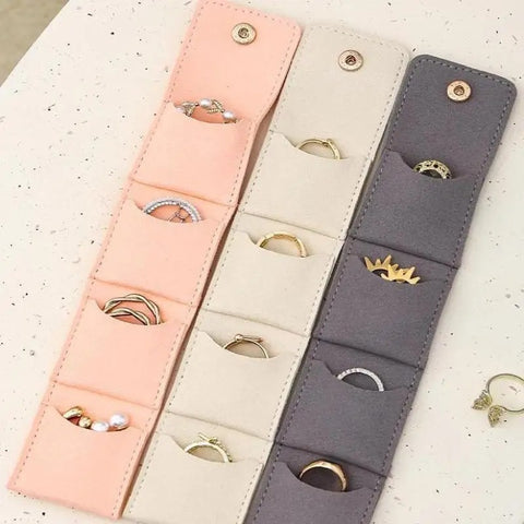 Stud Earring Ring Charm Necklace Organizer Gifts Pouches