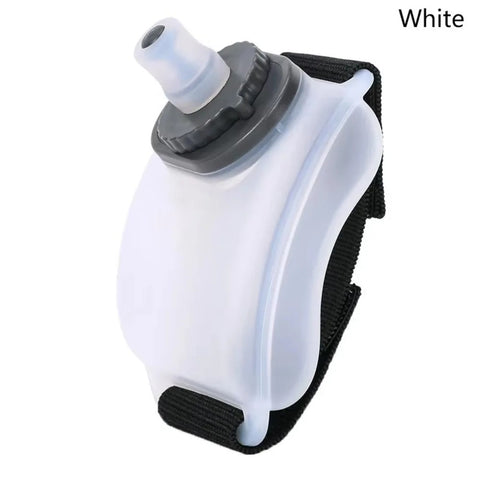 200ML Wrist Water Bottle Silicone Soft Flask Kettle Holder Hydration Pack