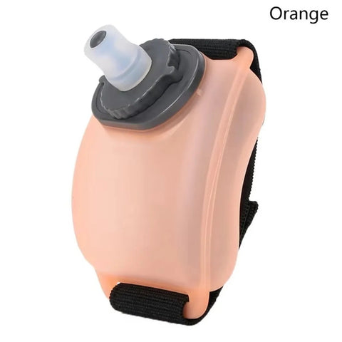 200ML Wrist Water Bottle Silicone Soft Flask Kettle Holder Hydration Pack